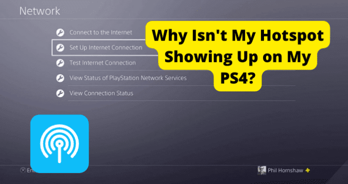 PS4 Won't Find Hotspot