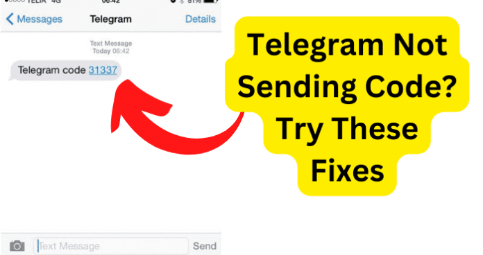 Telegram Not Sending Code