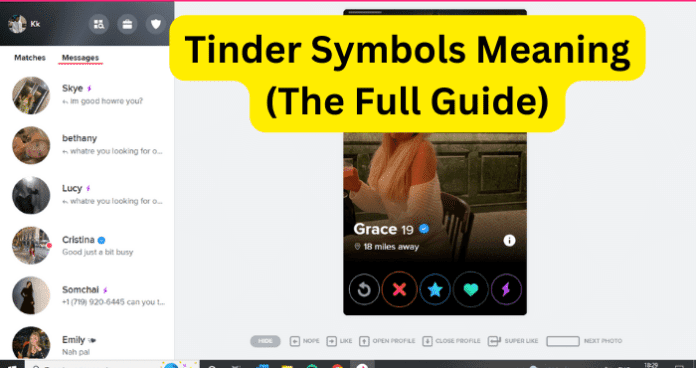 Tinder Symbols Meaning