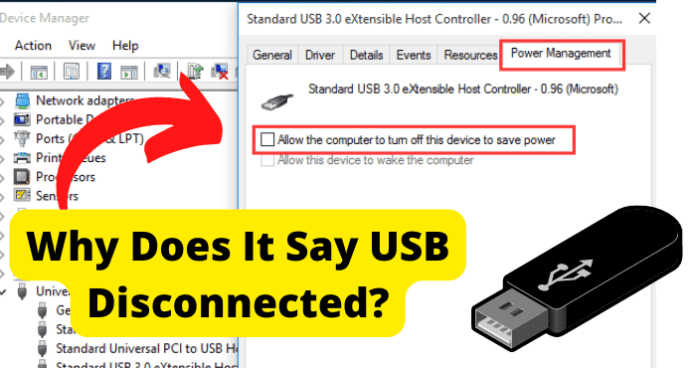 Why Does It Say USB Disconnected?