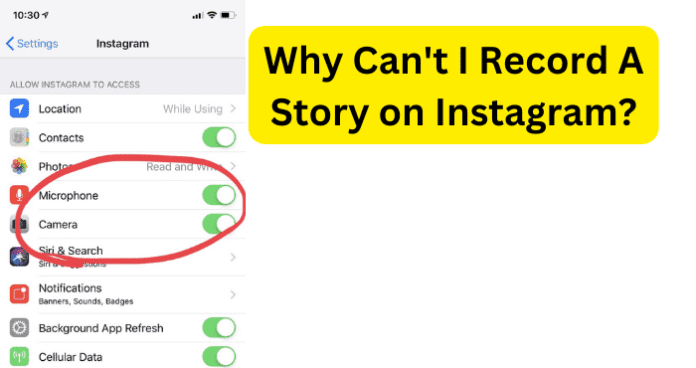 Why Can't I Record A Story on Instagram?