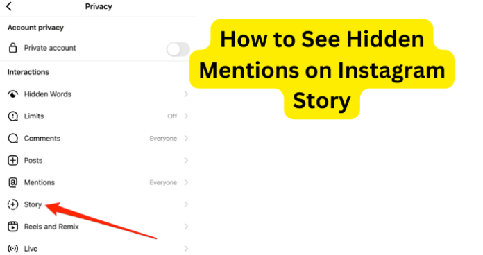 How to See Hidden Mentions on Instagram Story