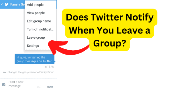 Does Twitter Notify When You Leave a Group?