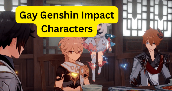 Gay Genshin Impact Characters
