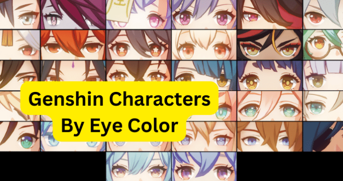 Genshin Characters By Eye Color