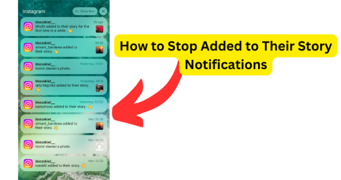 How to Stop Added to Their Story Notifications Snapchat