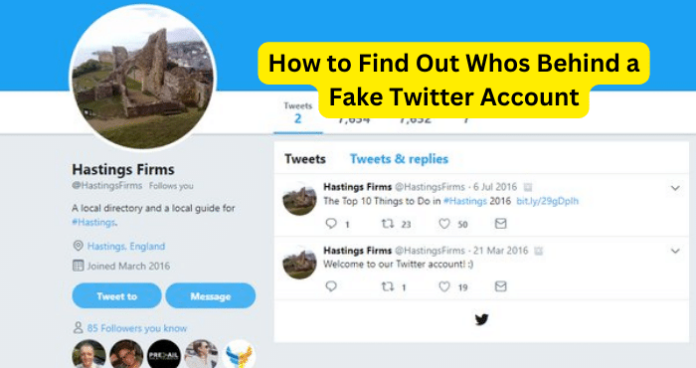 How to Find Out Whos Behind a Fake Twitter Account