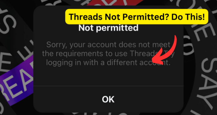 Threads Not Permitted