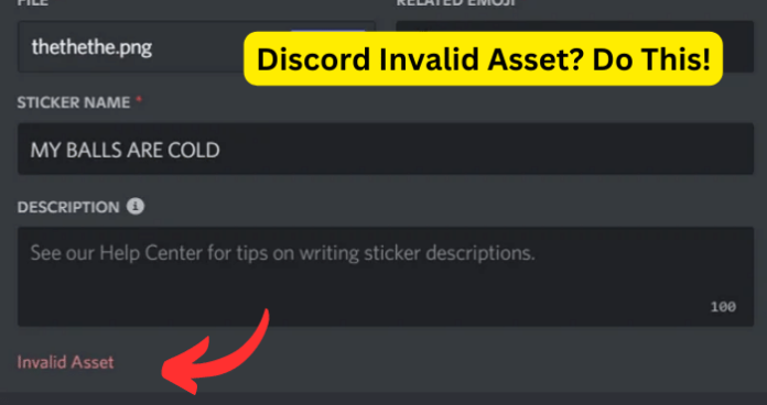 Discord Invalid Asset