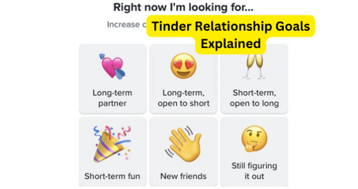 Tinder Relationship Goals Explained